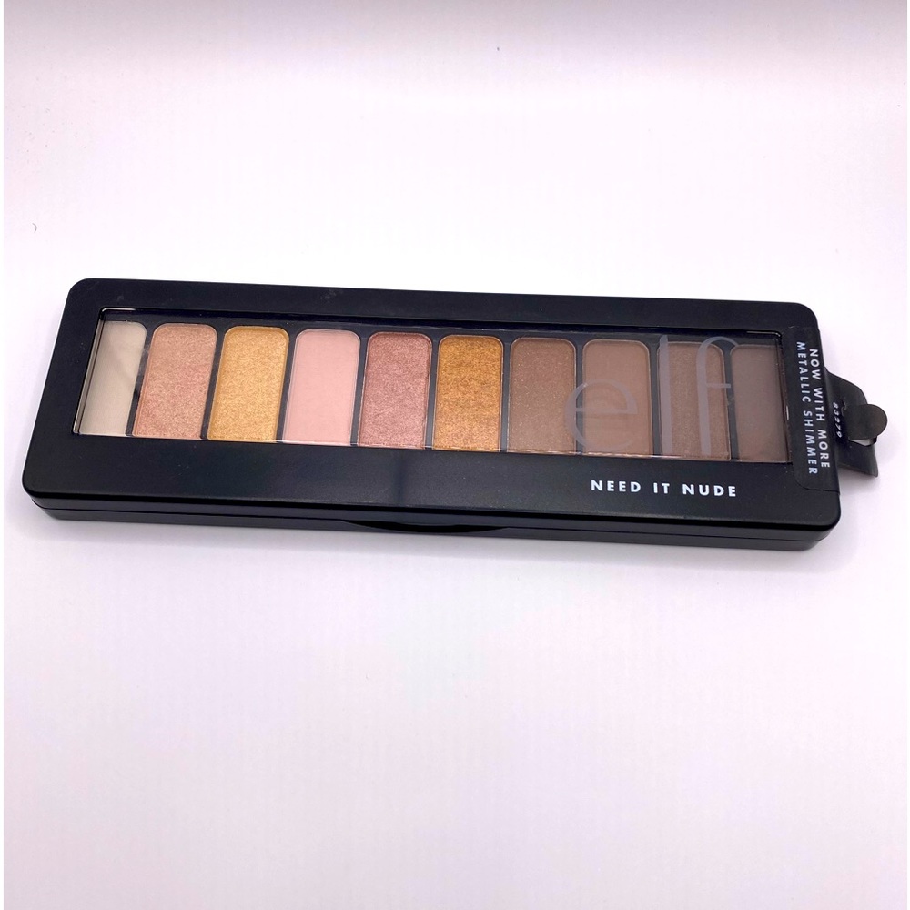 elf Eyeshadow Palette Need it Nude # 83279 Metallic Shimmer. New